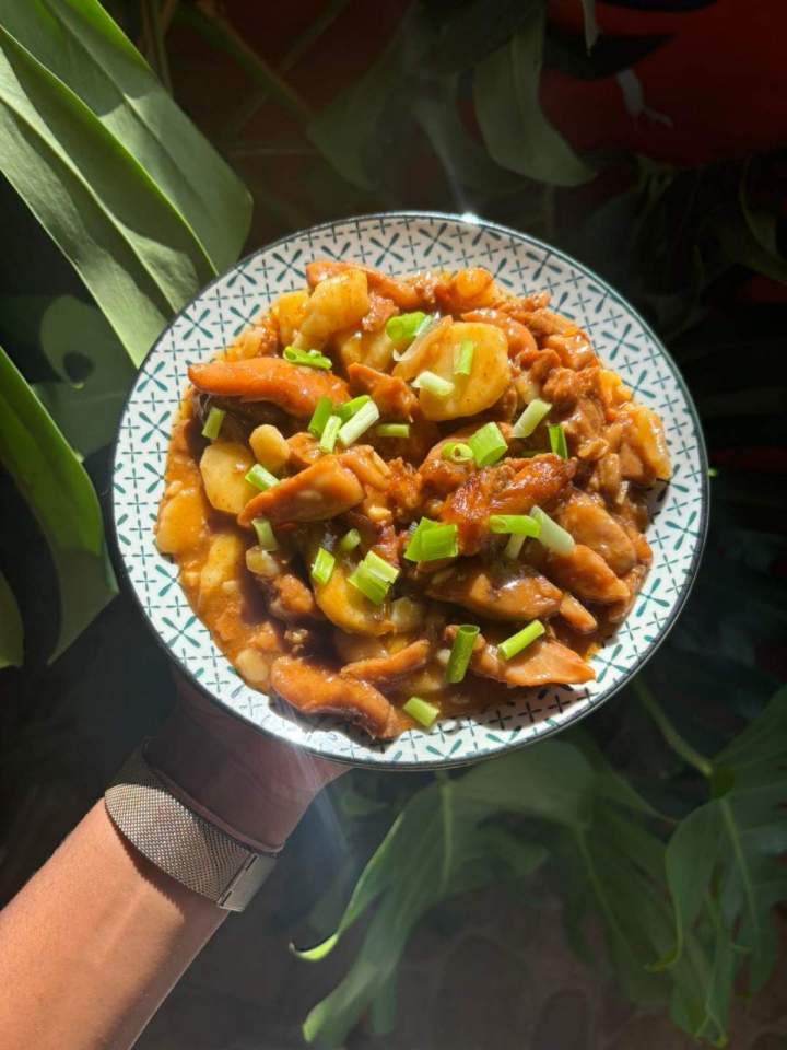 Poulet vanille et patate douce Saint-Paul